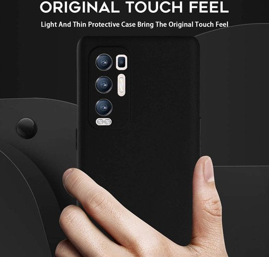 Coque Oppo Find X3 Neo 5G - Noir - Étui arrière en silicone
