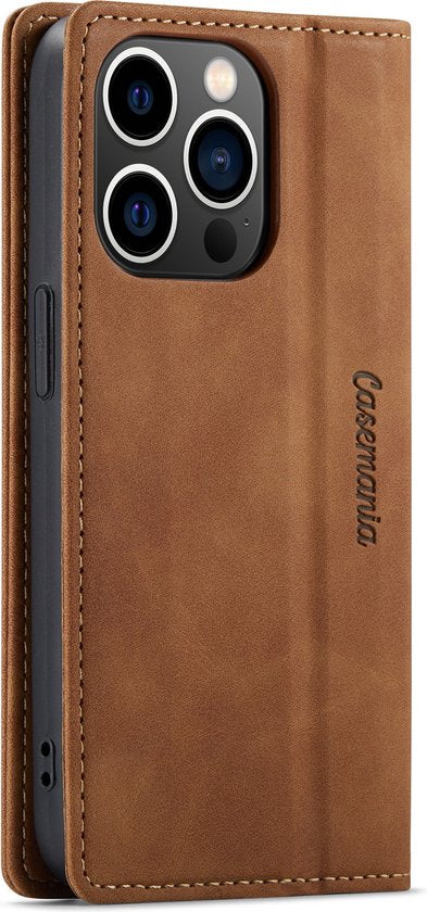 Apple iPhone 14 Pro Max Case - Sienna Brown - Slim Wallet Case