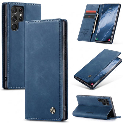 Samsung Galaxy S26 Ultra Case - Navy Blue - Slim Wallet Case
