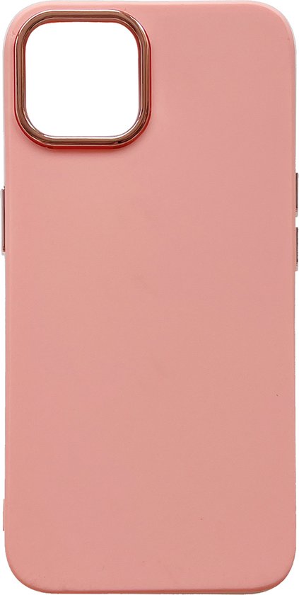 Apple iPhone 14 Hoesje - Roze - Shockproof Siliconen Back Cover