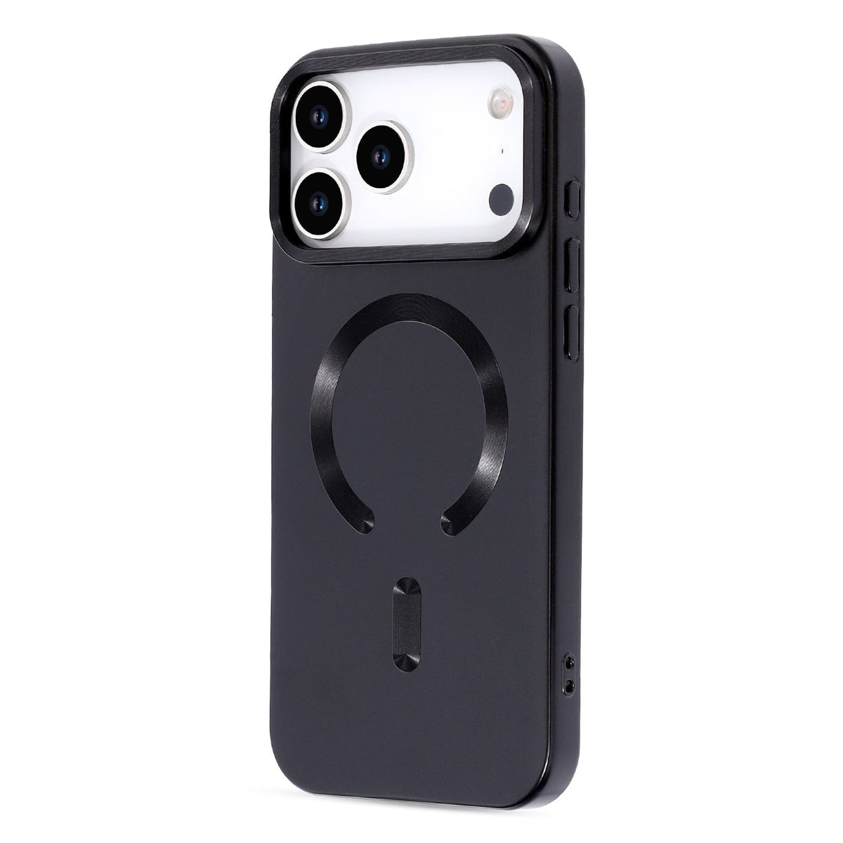 Apple iPhone 18 Pro Hoesje - Zwart - Matte Siliconen MagSafe Back Cover