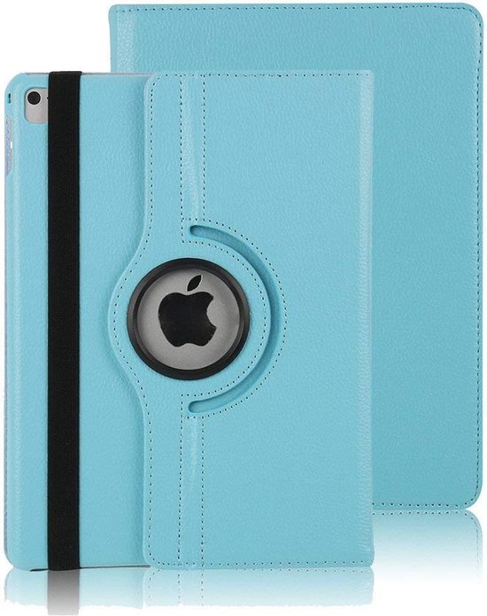 Apple iPad 7 10.2 (2019) Tablet Case - Blue - Rotating Folio Case