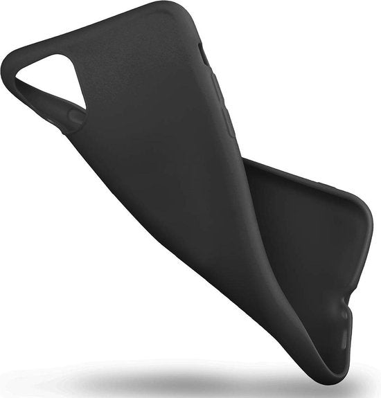 Apple iPhone 11 Hoesje - Zwart - Siliconen Back Cover