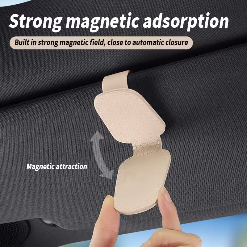 Casemania Car Sunglasses Holder 2 Pieces - Beige