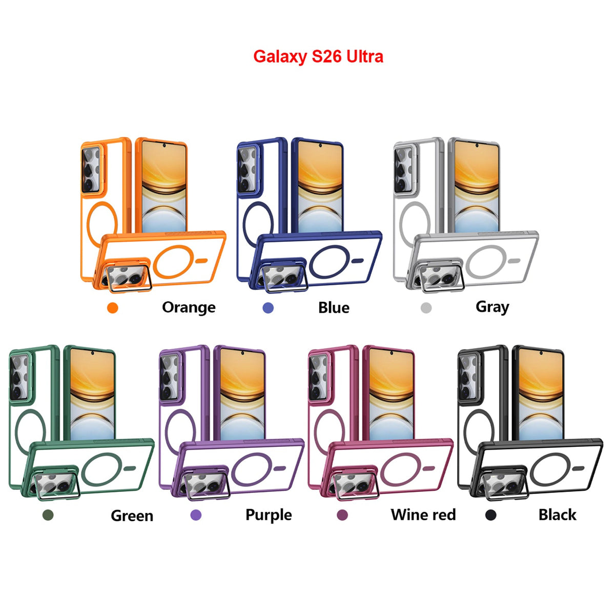 Samsung Galaxy S26 Ultra Hoesje - Groen - Bumper MagSafe Back Cover