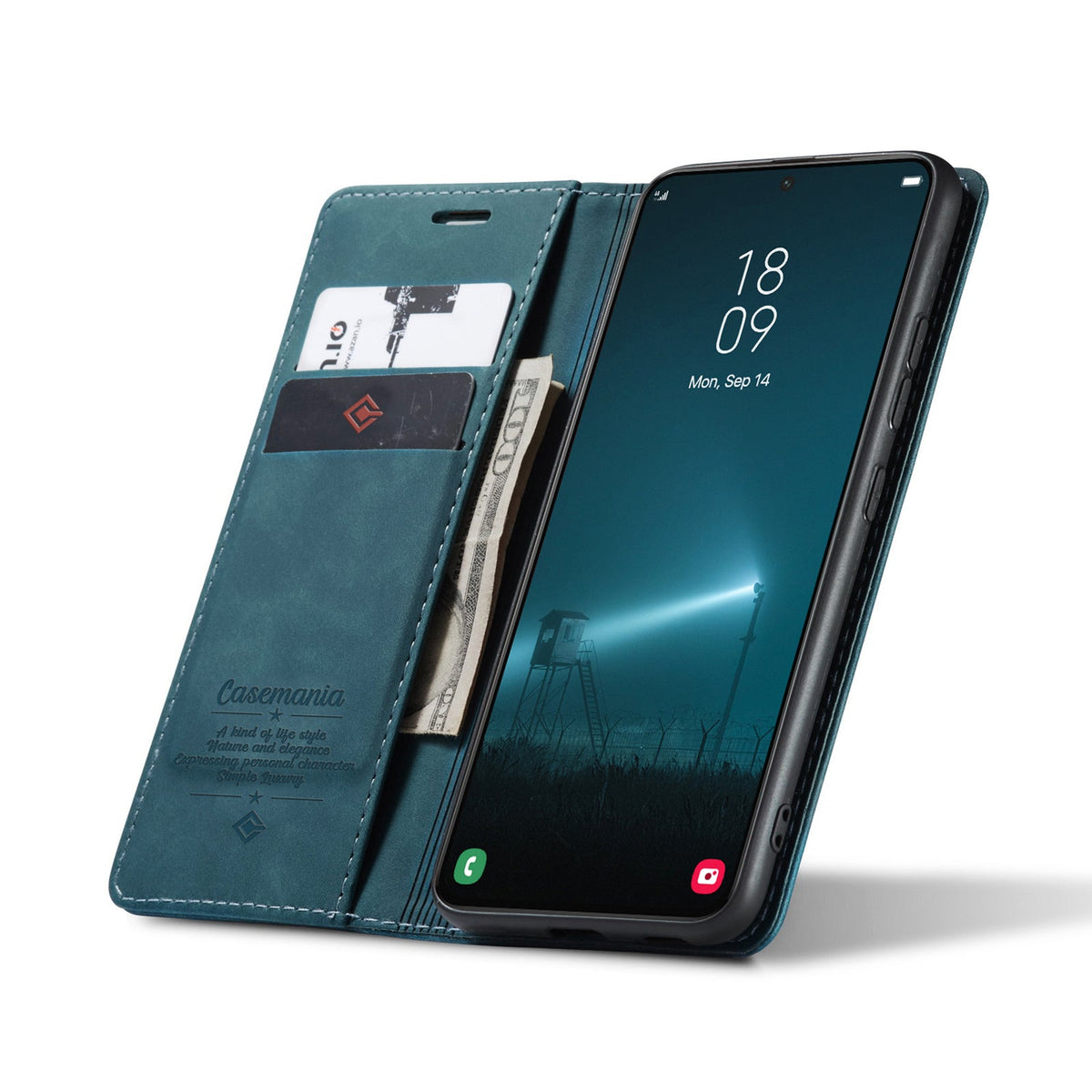 Samsung Galaxy S26 Ultra Hoesje - Emerald Green - Dunne Bookcase