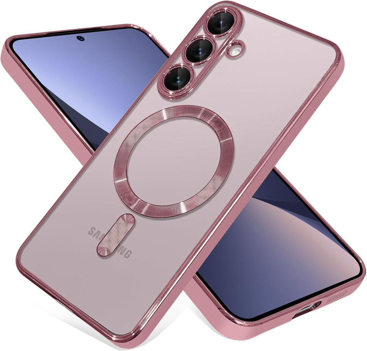 Samsung Galaxy S25 Hoesje - Roze - Siliconen MagSafe Back Cover