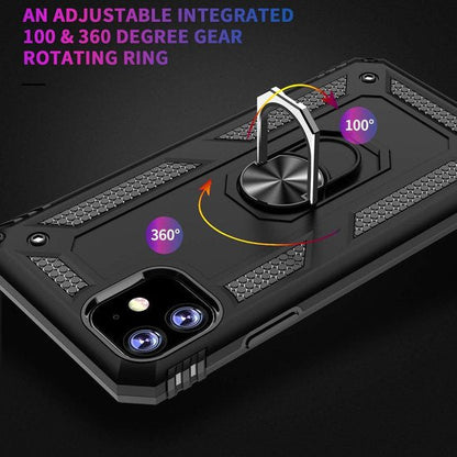Apple iPhone 11 Case - Black - Armor Kickstand Back Cover