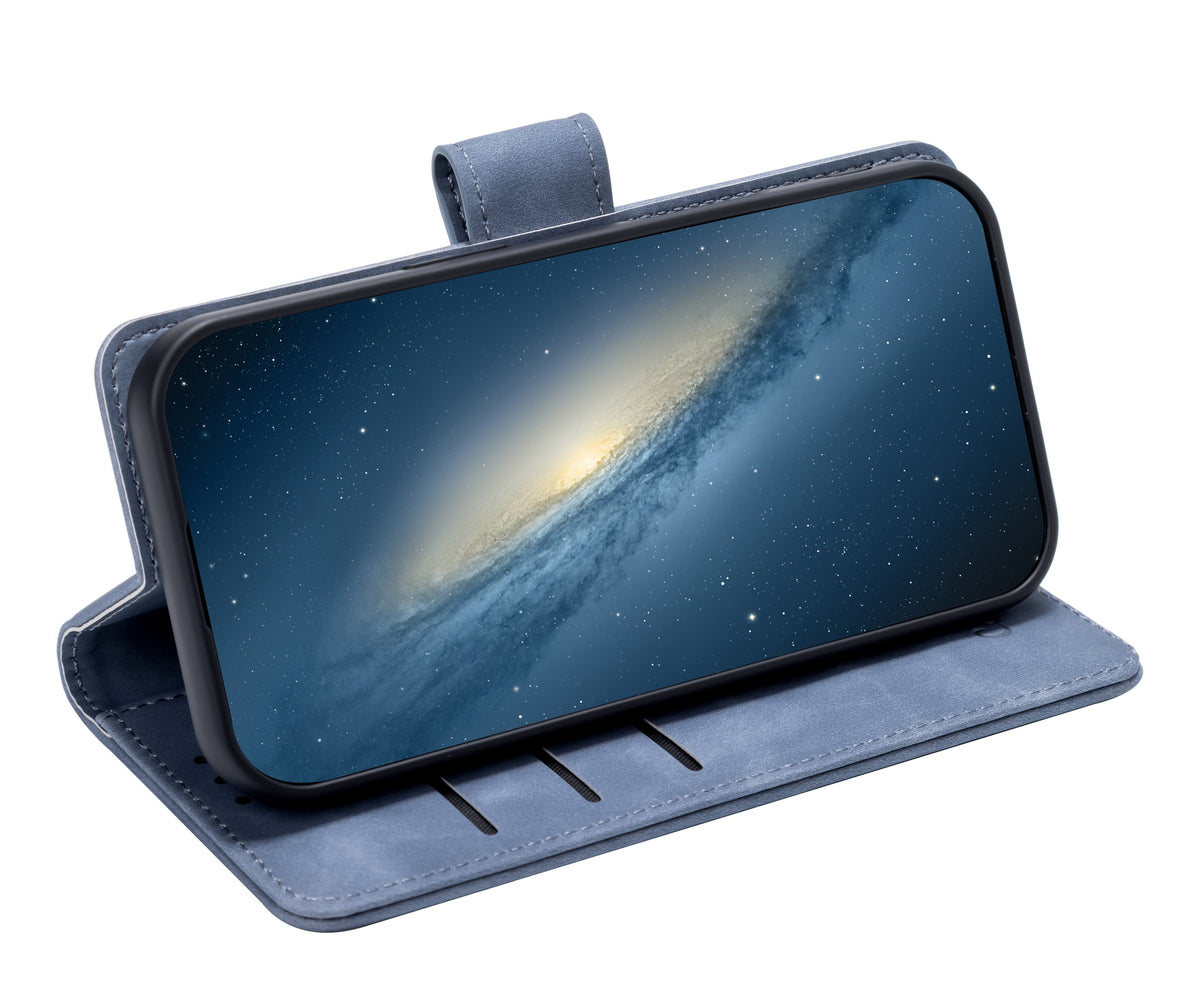 iPhone 17 Hoesje - Shadow Gray - 2 in 1 MagSafe Bookcase