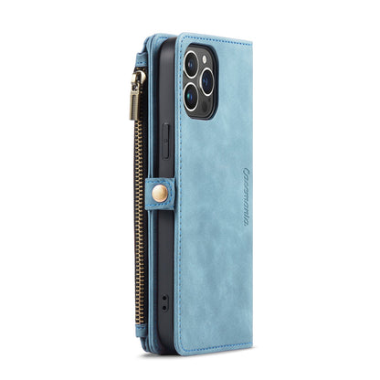 Apple iPhone 15 Plus Hoesje - Aqua Blue - Luxe MagSafe Bookcase met Rits en Telefoonkoord