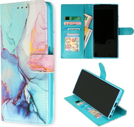 Samsung Galaxy S23 Ultra Hoesje - Marmer Nova - Print Bookcase