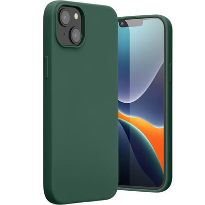 iPhone 15 Hoesje - Groen - Liquid Siliconen Back Cover