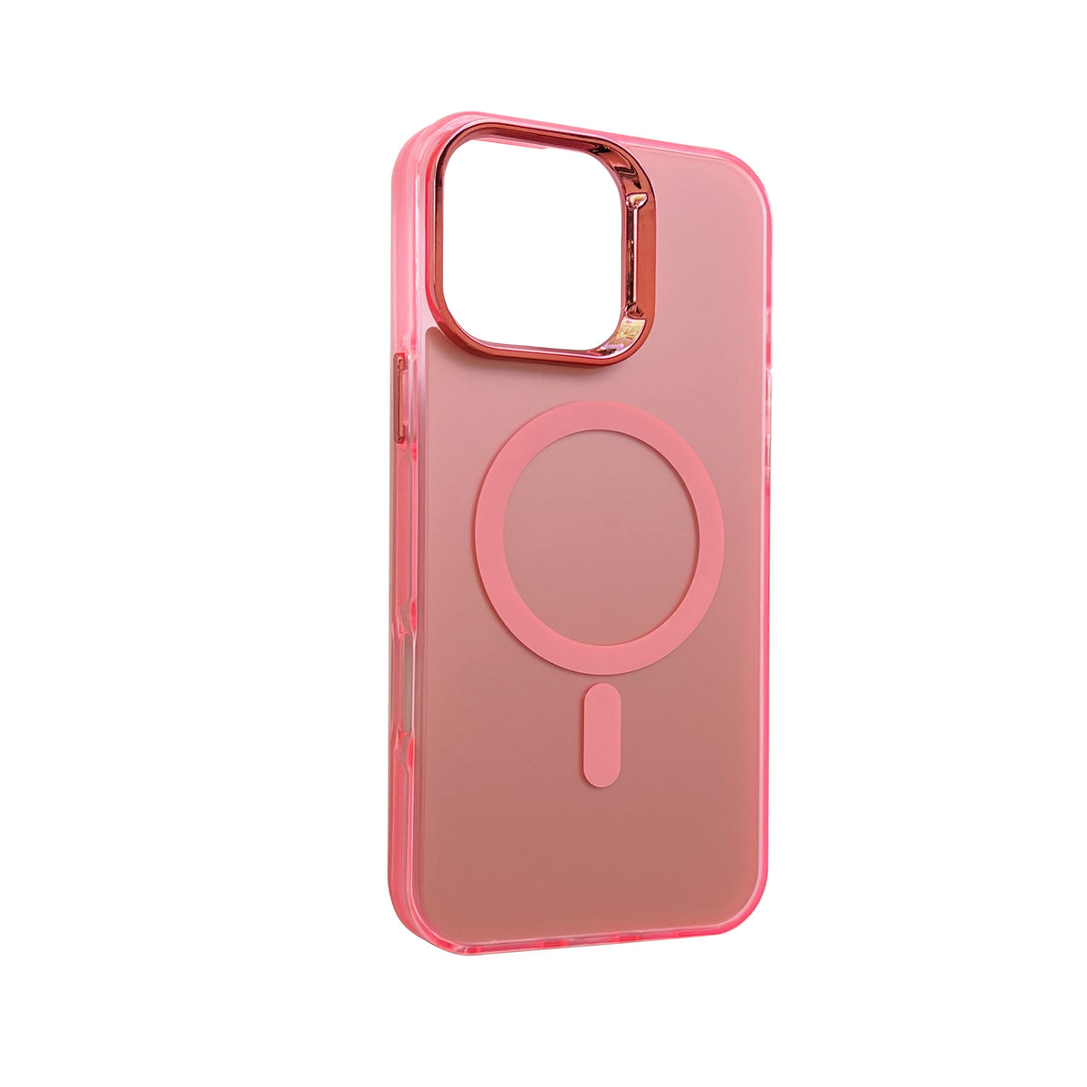 Apple iPhone 15 Pro Max Hoesje - Roze - Fusion Armor MagSafe Back Cover