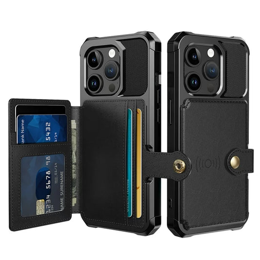 Apple iPhone 15 Pro Max Hülle - Schwarz - RFID Backcover