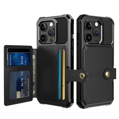 iPhone 15 Pro Hoesje - Zwart - RFID Back Cover