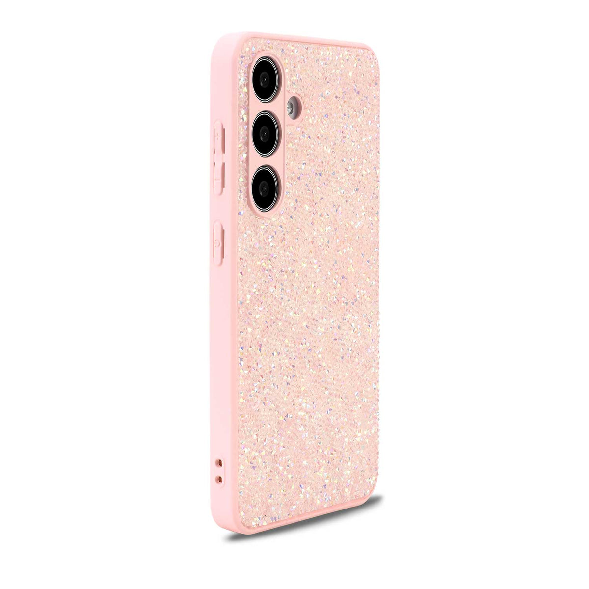Étui Samsung Galaxy A35 5G - Rose - Coque arrière à paillettes diamant