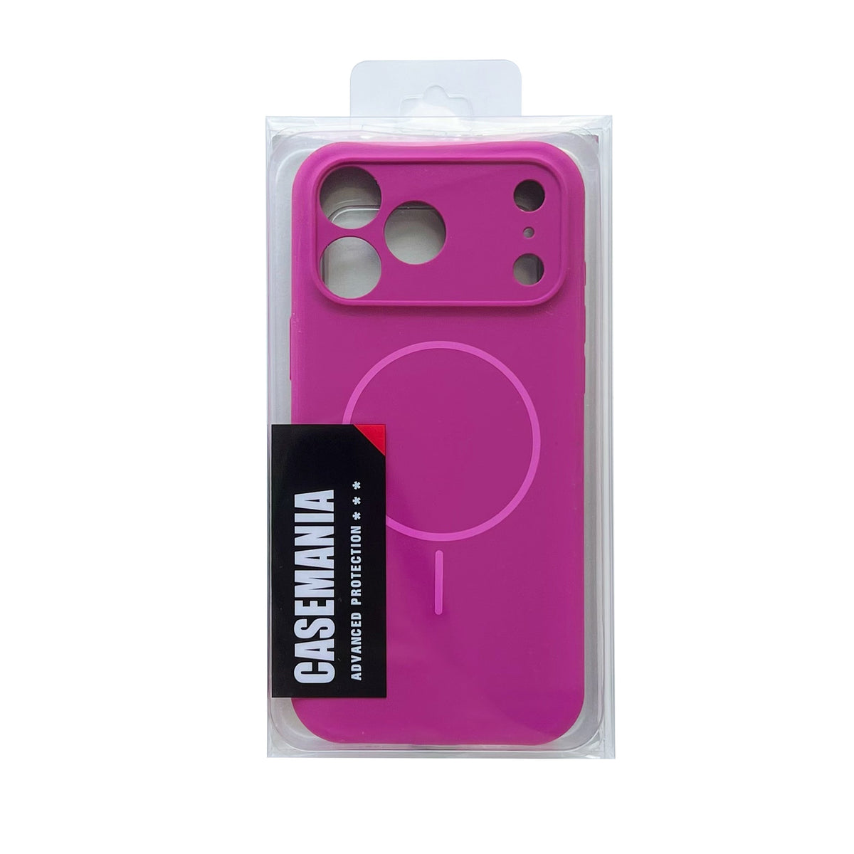Apple iPhone 18 Pro Max Case - Magenta - Soft Liquid Silicone MagSafe Back Cover