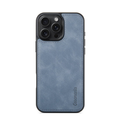 Apple iPhone 16 Pro Max Hoesje - Shadow Gray - 2 in 1 Bookcase