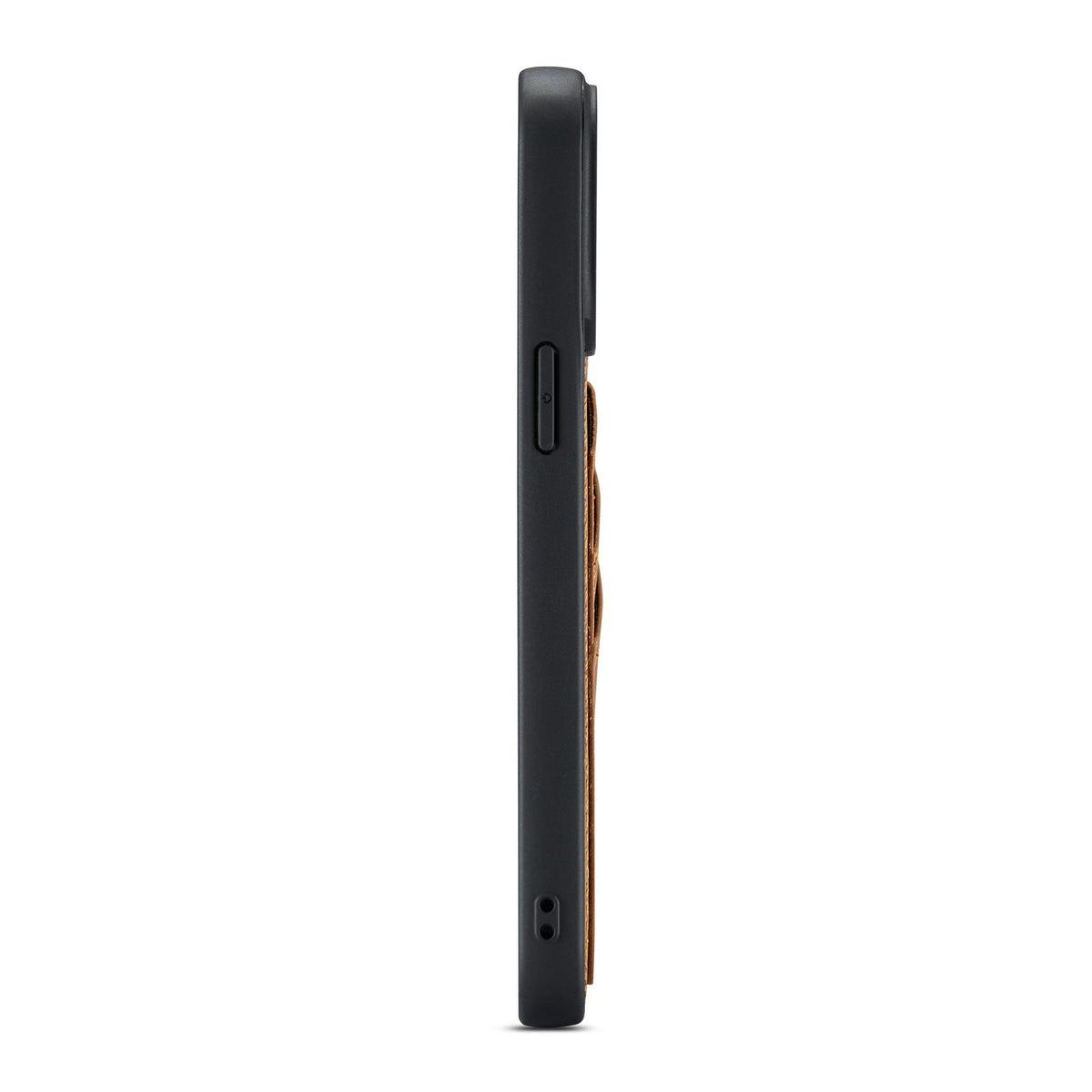 Apple iPhone 15 Pro Max Hoesje - Sienna Brown - Back Cover met Pasjeshouder