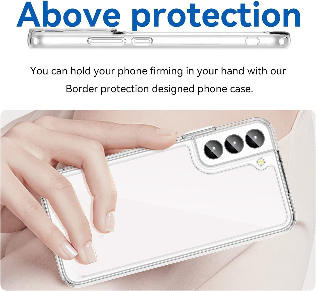 Coque Samsung Galaxy S24 Plus - Transparente - Étui arrière antichoc Armor