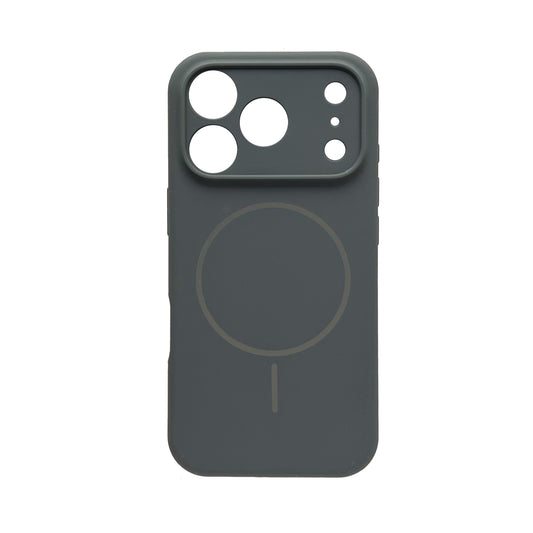 Apple iPhone 18 Pro Hülle - Grau - Weiches Liquid-Silikon-MagSafe-Backcover