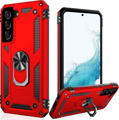 Samsung Galaxy S22 Plus Case - Red - Armor Kickstand Back Cover