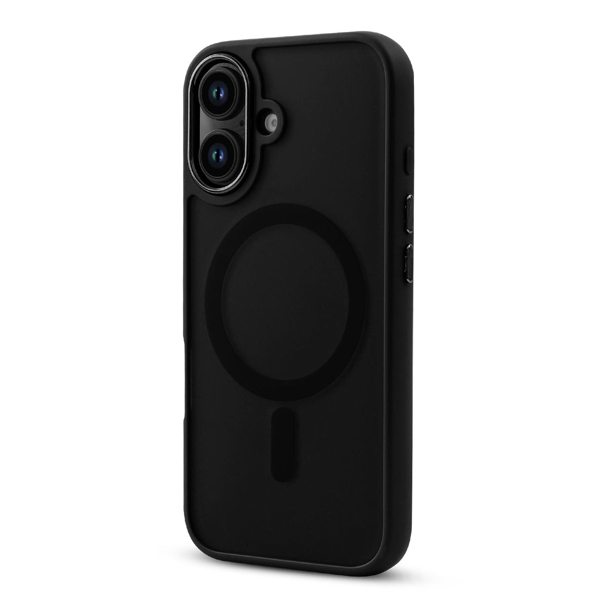 iPhone 16 Hoesje - Zwart - Matte Armor MagSafe Back Cover