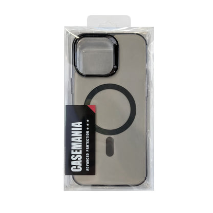 Apple iPhone 15 Pro Max Hoesje - Zwart - Fusion Armor MagSafe Back Cover
