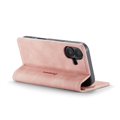 iPhone 16 Plus Hoesje - Pale Pink - Dunne Bookcase
