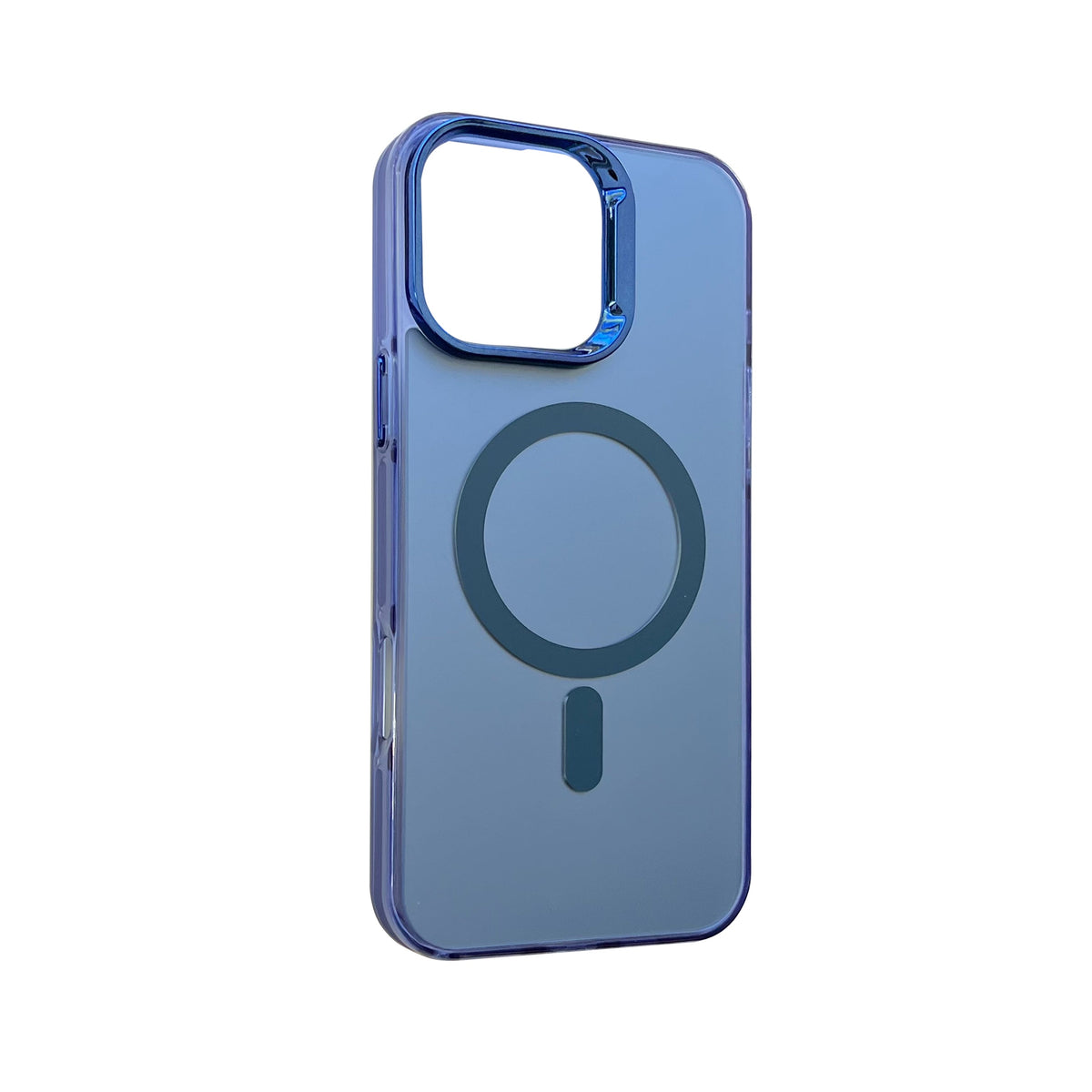 Apple iPhone 16 Pro Max Hoesje - Blauw - Fusion Armor MagSafe Back Cover