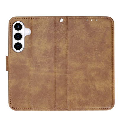 Samsung Galaxy A37 Hoesje - Bruin - Luxe Portemonnee Bookcase
