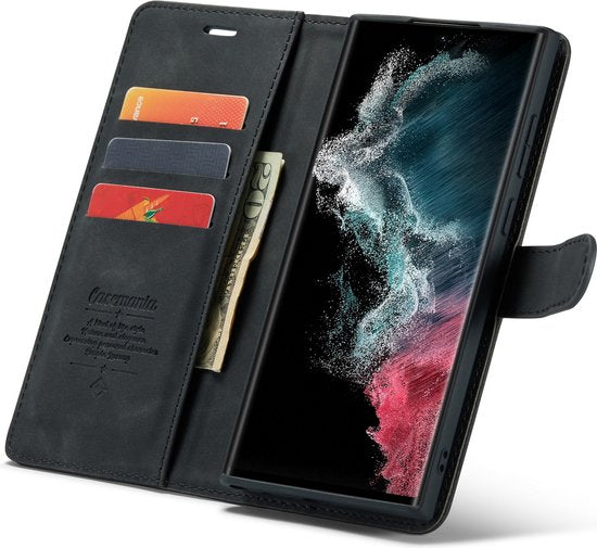 Samsung Galaxy S23 Ultra Case - Charcoal Gray - 2-in-1 Wallet Case