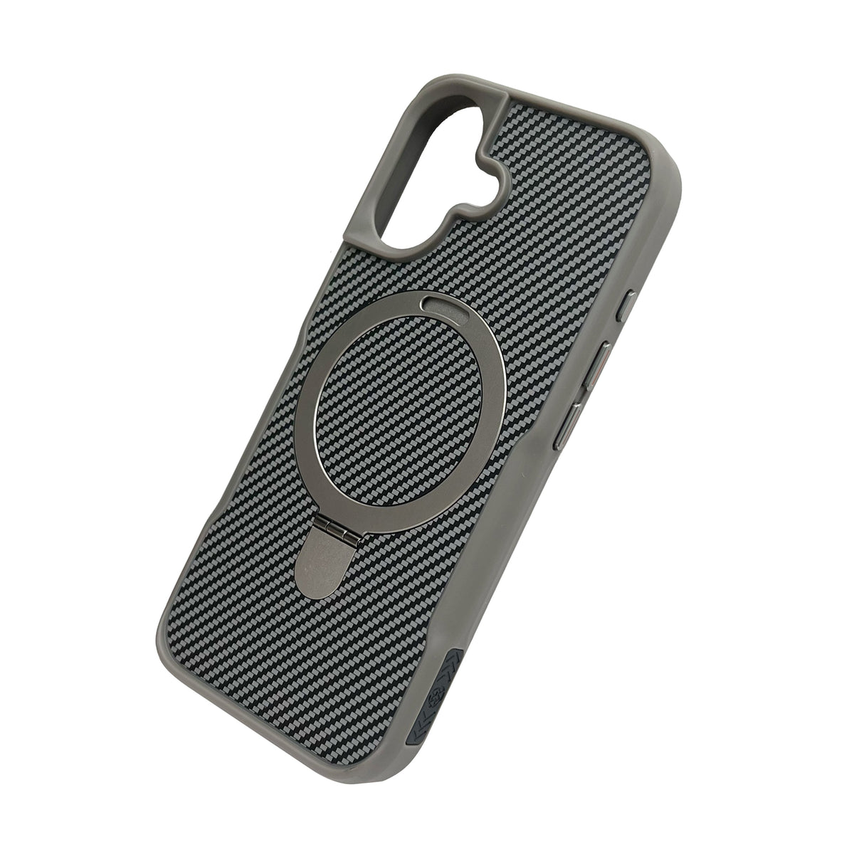 Apple iPhone 17 Case - Silver - Carbon MagSafe Back Cover