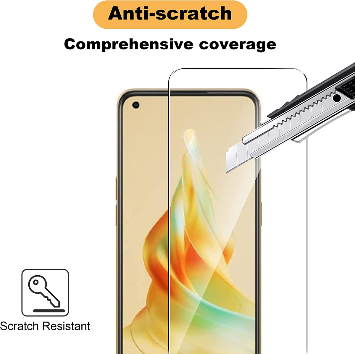 Oppo Reno 8T Panzerglas - Tempered Glass - 2 Stück