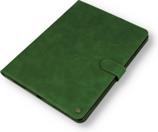 Samsung Galaxy Tab S7 FE Tablet Case - Olive Green - Rotating Folio Case