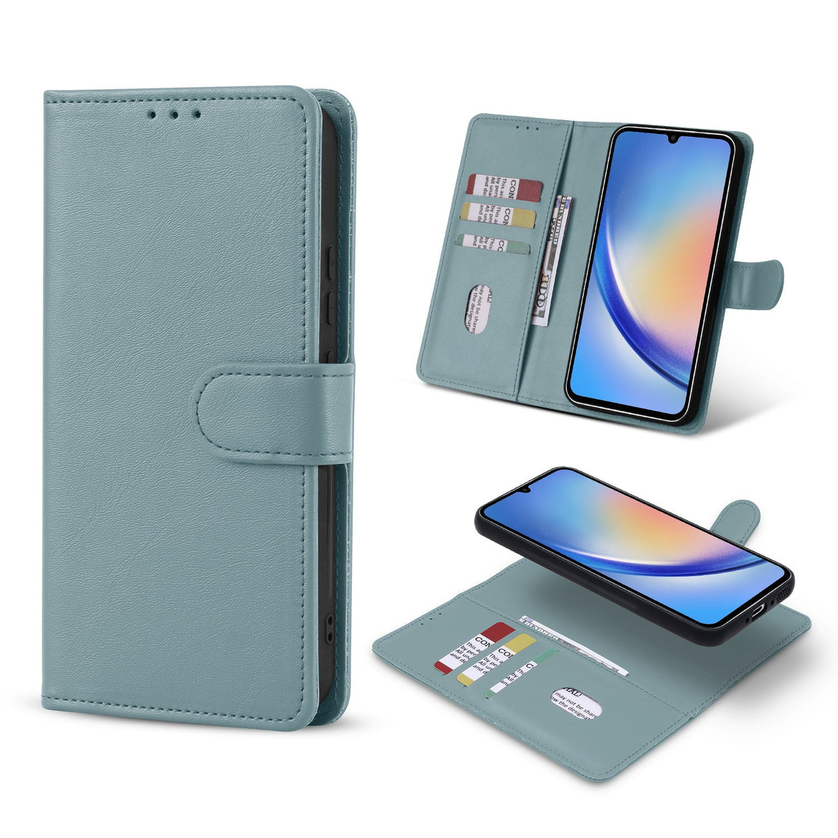 Samsung Galaxy A35 5G Hoesje - Blauw - 2 in 1 Bookcase