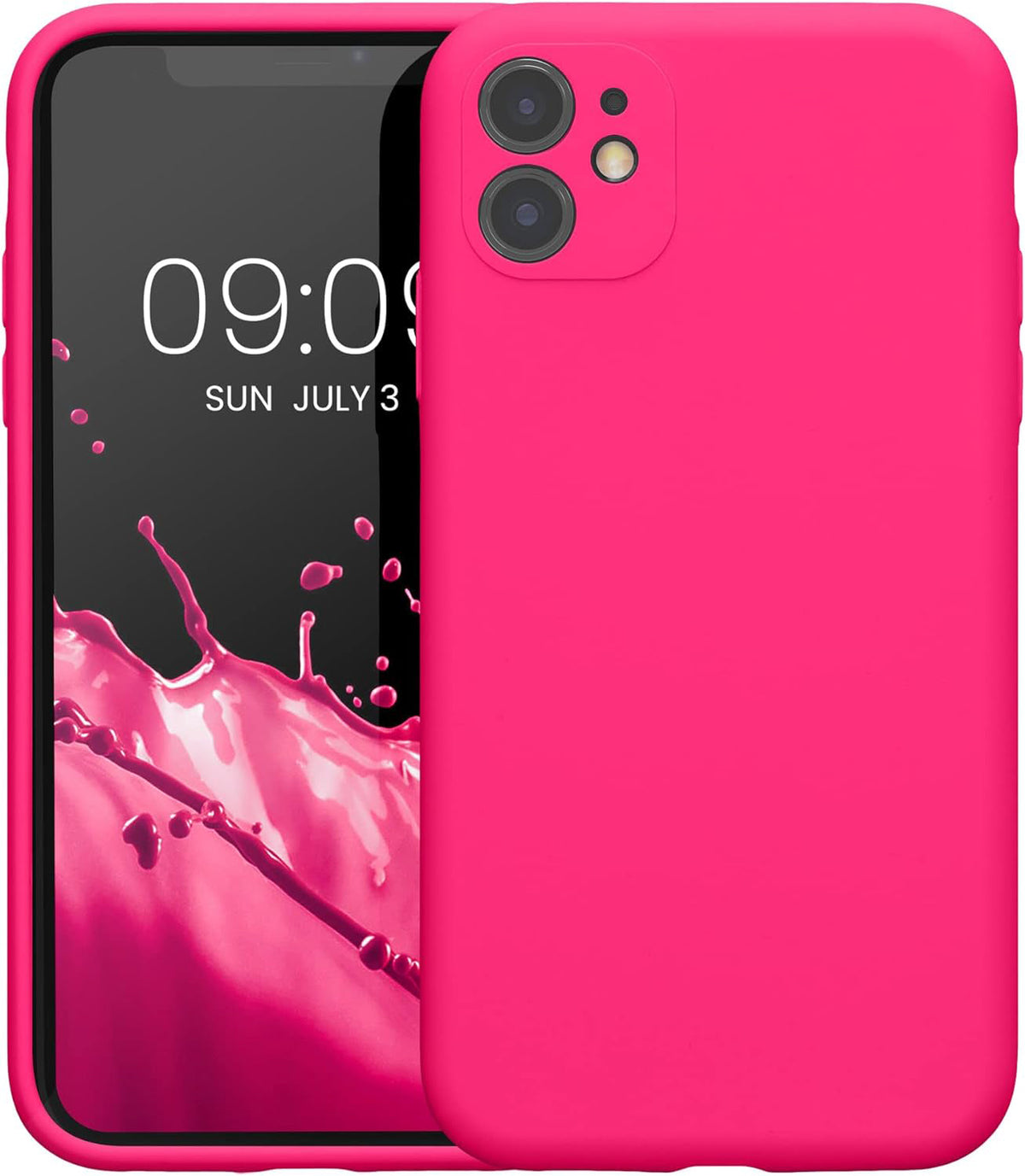 iPhone 11 Case - Pink - Liquid Silicone Back Cover