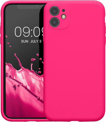 iPhone 11 Case - Pink - Liquid Silicone Back Cover