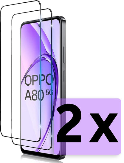 Oppo A80 Schutzfolie - Full Cover - 2 Stück