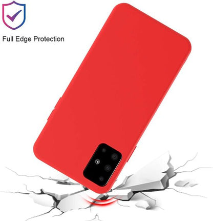 Samsung Galaxy A71 Hoesje - Rood - Siliconen Back Cover