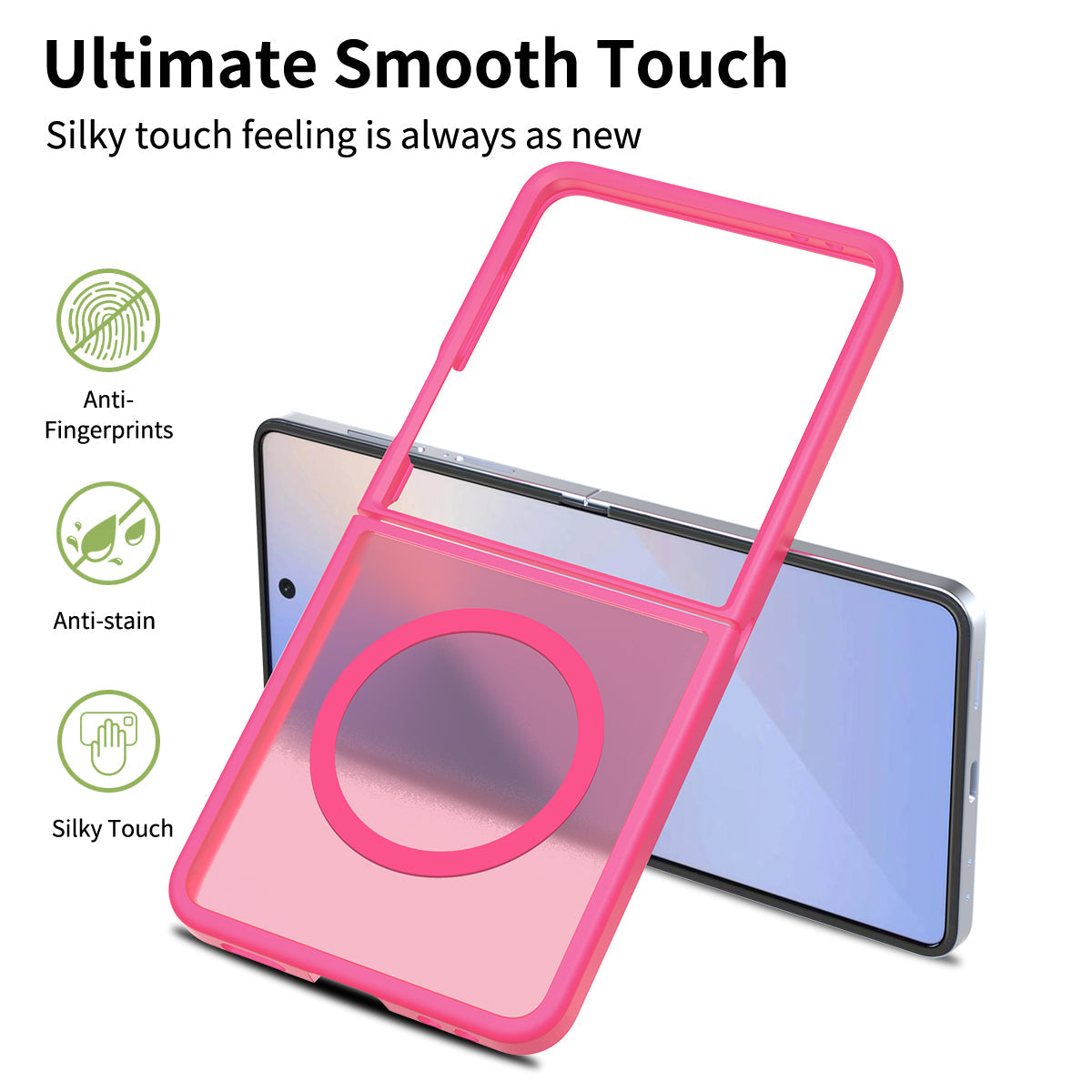 Samsung Galaxy Z Flip 7 Case - Pink - Matte Armor MagSafe Back Cover