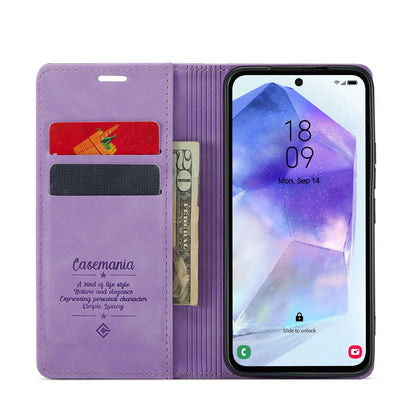 Samsung Galaxy A56 Hoesje - Bright Lila - Dunne Bookcase