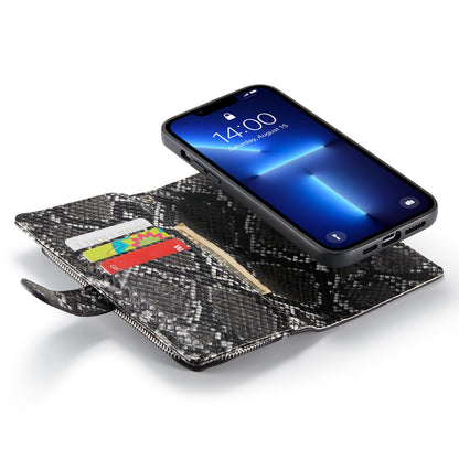 Apple iPhone 13 Pro Max Case - Black - Extra Sturdy Luxury Wallet Case with Zip and Card Holder