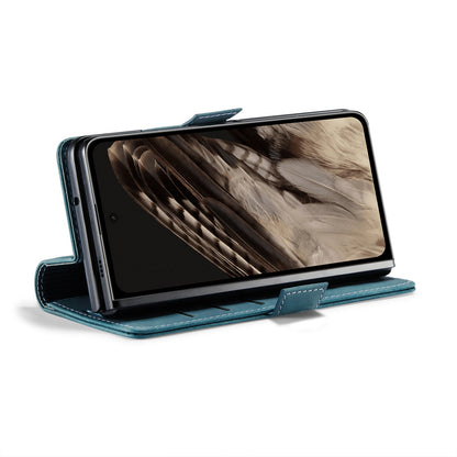 Google Pixel Fold Hülle - Emerald Green - Klapphülle mit Kartenfach