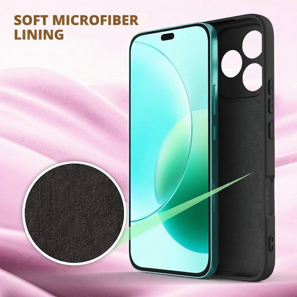 Honor 400 Lite 5G Hoesje - Zwart - Siliconen Back Cover