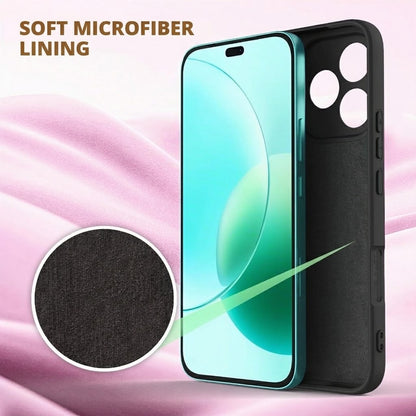 Honor 400 Lite 5G Hoesje - Zwart - Siliconen Back Cover