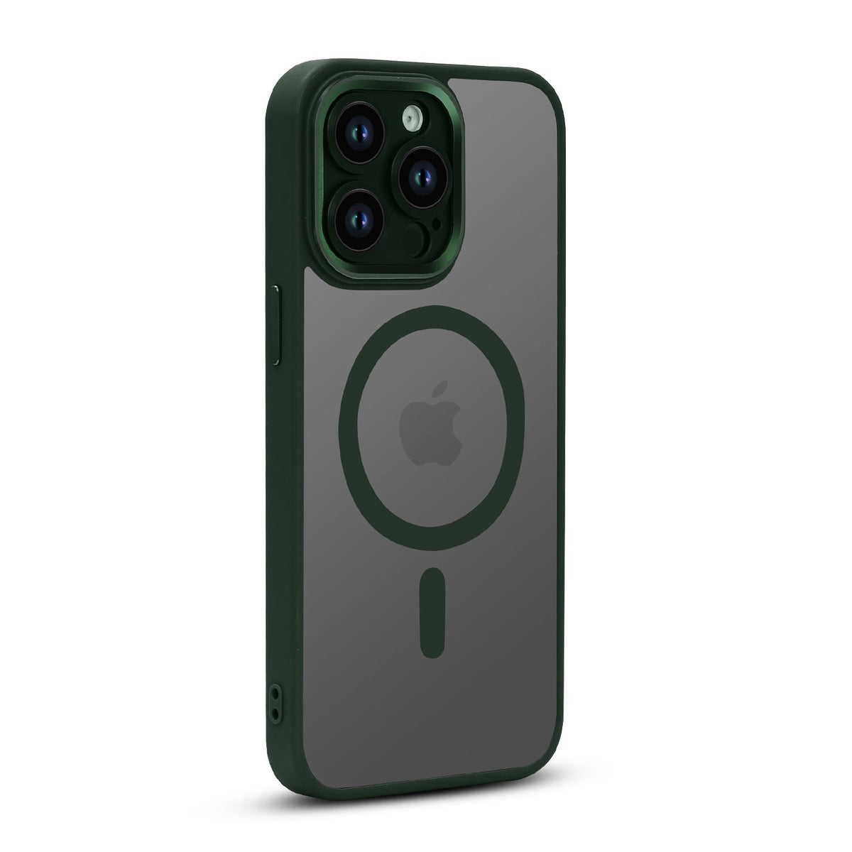 Apple iPhone 15 Pro Case - Green - Bumper MagSafe Back Cover