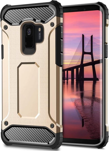 Samsung Galaxy S9 Hoesje - Goud - Armor Back Cover