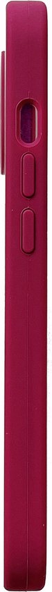 iPhone 13 Pro Hoesje - Burgundy - Liquid Siliconen Back Cover