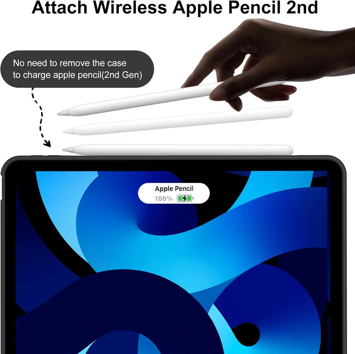 iPad Air 10.9 inch Tablethoes - Zwart - Smart Cover